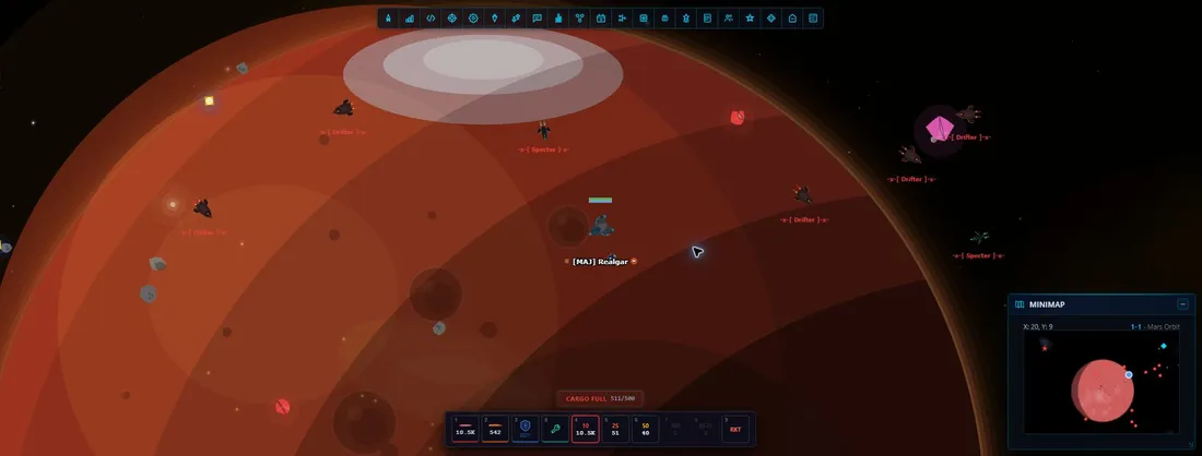Orbit Fall, screenshot